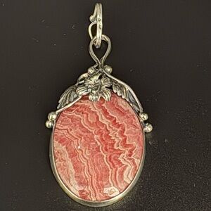 Rhodochrosite Gemstone Pendant